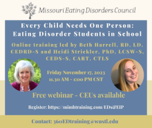 Every Child Needs One Person: Eating Disorder Students in School